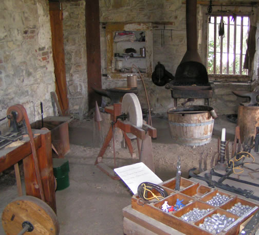 Inside the Blacksmith's Shop